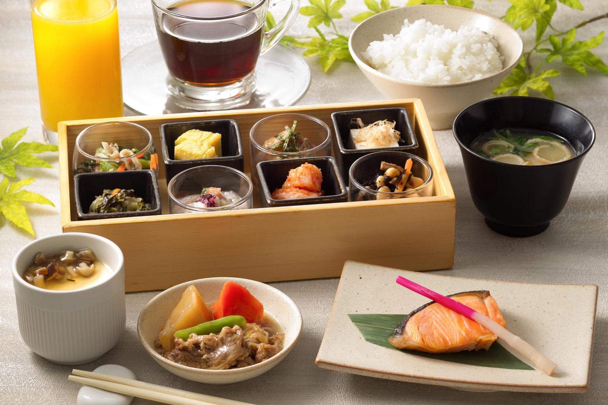 Miyako Hotel Hakata Fukuoka  Ngoại thất bức ảnh A Japanese breakfast